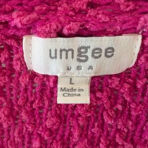 Umgee Pink Textured Sweater